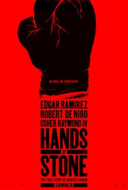 Hands of Stone Movie Poster featuring Robert De Niro and Ana de Armas