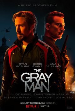 The Gray Man 2022 Netflix Movie Poster