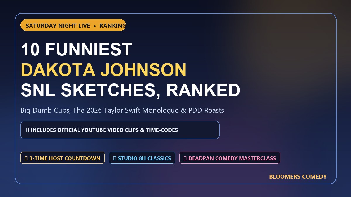 10 Funniest Dakota Johnson SNL Sketches, Ranked