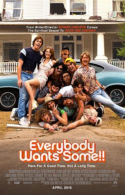 Everybody Wants Some 2016 Movie Poster directed by Richard Linklater