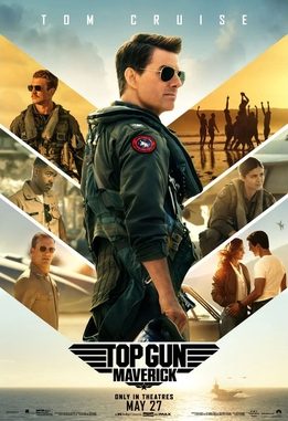 Top Gun Maverick 2022 Film Poster starring Tom Cruise and Glen Powell