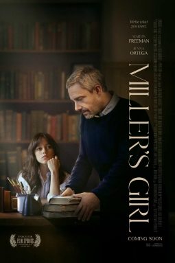 Miller's Girl 2024 Movie Poster starring Jenna Ortega and Martin Freeman
