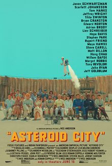 Asteroid City 2023 Film Poster